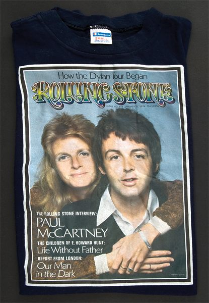 Rolling Stone Magazine T-Shirt Featuring Paul and Linda McCartney