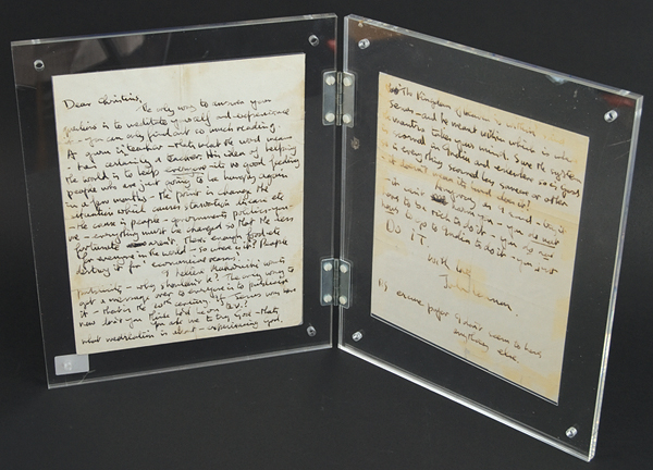 Lot Detail - John Lennon Handwritten and Signed Letter on the Maharishi ...