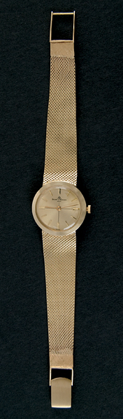 Elvis Presley Owned and Worn Inscribed 14KT Gold Watch Given To Him By His Father