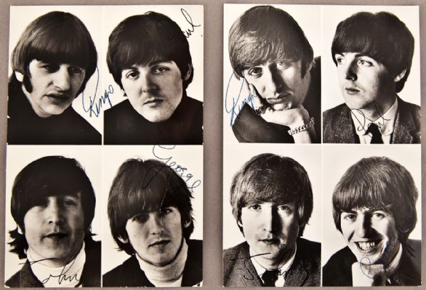 Lot Detail - Beatles Original UK and US Official Fan Club Cards
