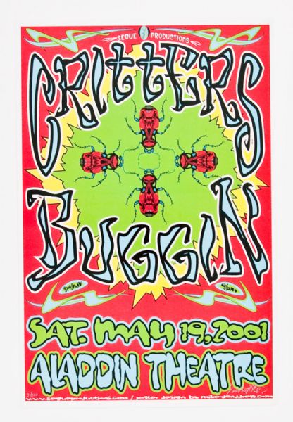 Critters Buggin Original Poster Signed and Numbered (71/100) by Artist