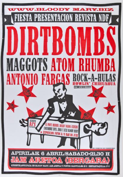 Dirtbombs at Jam Aretoa (Bergara) Original  Poster