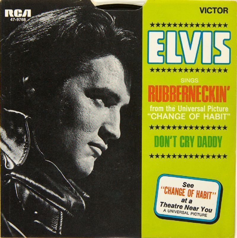 Lot Detail - Elvis Presley "Rubberneckin'"/"Don't Cry Daddy" 45