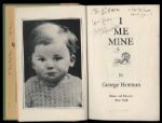 George Harrison Signed and Inscribed Limited Edition "I Me Mine" Book