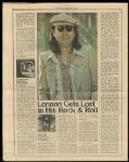 John Lennon Signed 1975 Rolling Stone Magazine 