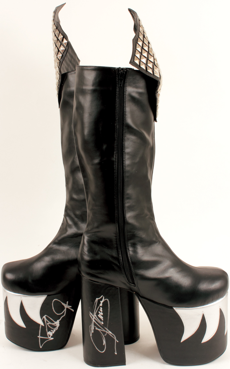 Lot Detail - Kiss Gene Simmons Custom Made Platform "Demon" Boots