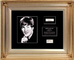 John Lennon and George Harrison Hair Displays