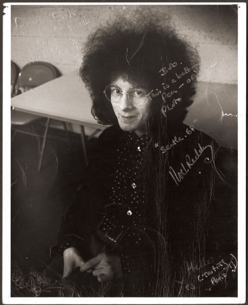 Noel Redding Twice Signed & Inscribed Original Photograph