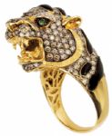 Elvis Presley Owned and Worn “Mr. Tiger” Karate Diamond Ring