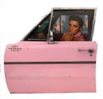 Cruising Elvis "Pink Cadillac" Oil Painting by Ralph Wolfe Cowan