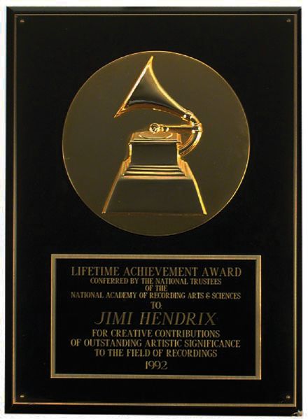 Jimi Hendrix Lifetime Achievement Grammy Award