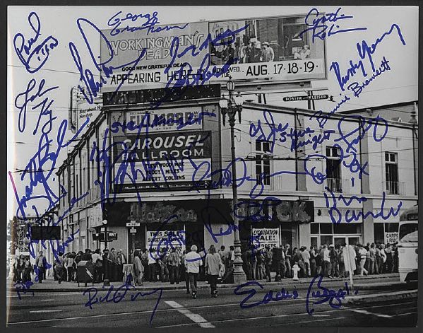 Fillmore West Signed Photograph