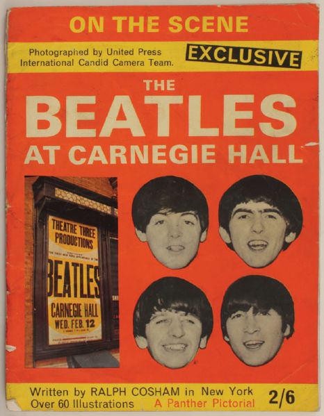 "The Beatles at Carnegie Hall" Sid Bernstein Signed Book