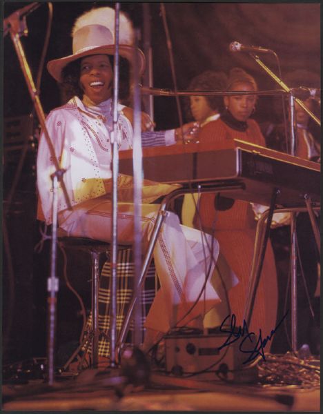 Sly Stone Signed Photograph