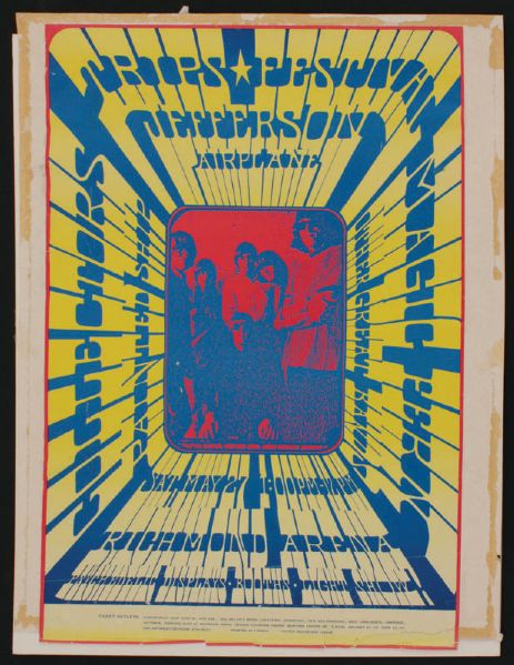 Jefferson Airplane Trips Festival Concert Poster