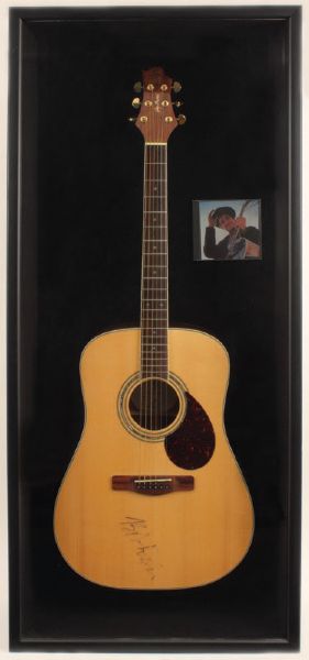 Bob Dylan Signed Guitar