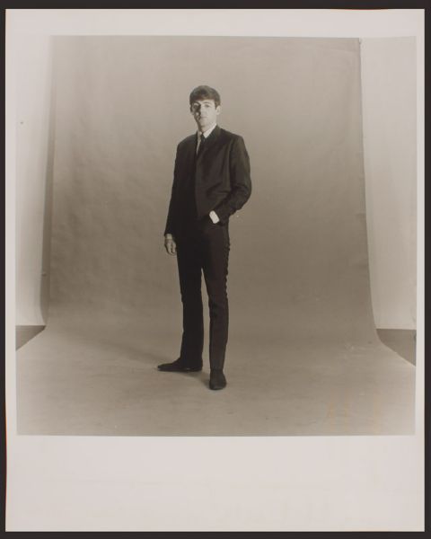 Paul McCartney 16 x 20 Black & White Photograph