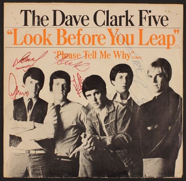 Dave Clark Five Signed Record