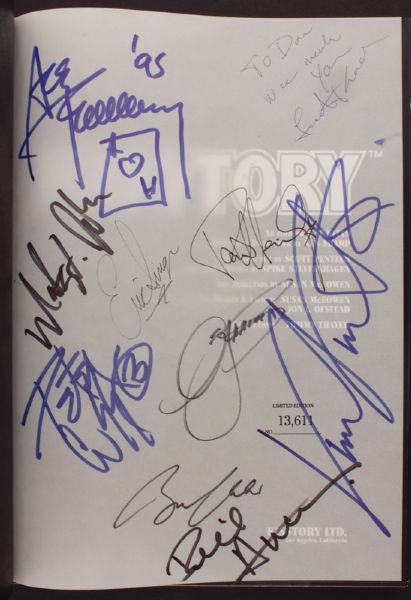 KISS Historic Signed "Kisstory" Book