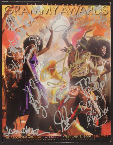 Grammy Awards Signed Poster and Program