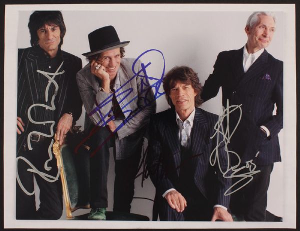 Rolling Stones Signed Photograph