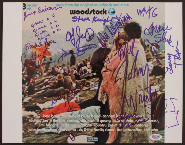 "Woodstock" Signed Album