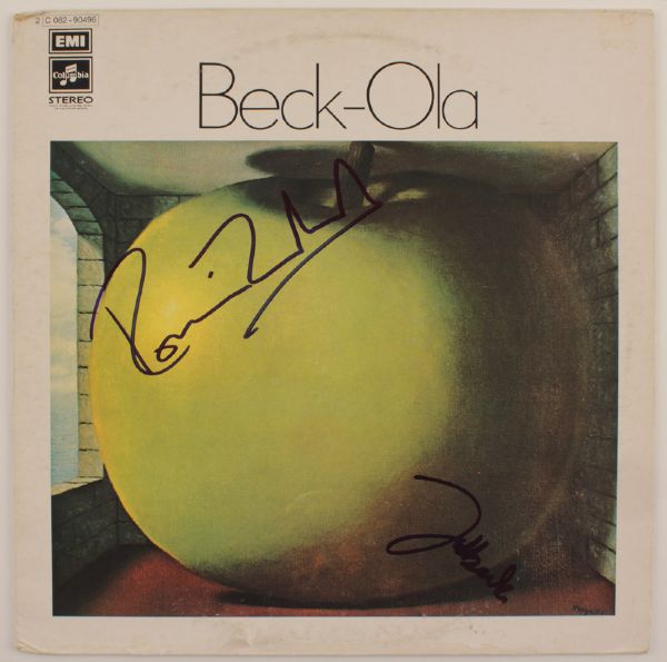 Jeff Beck Signed "Beck-ola" Album