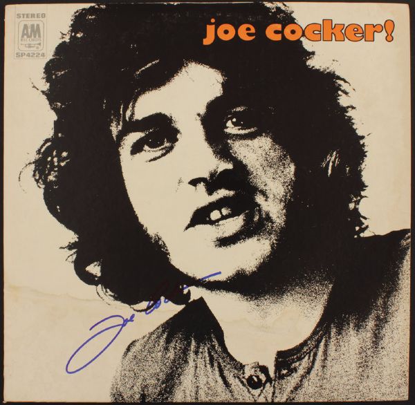 Lot Detail Joe Cocker Signed Album 