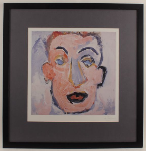 Bob Dylan Signed Self Portrait Lithograph