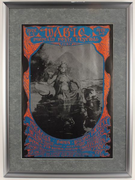 The Doors Magic Mountain Music Festival Poster