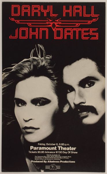 Hall & Oates Concert Poster