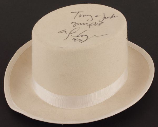 Alice Cooper Signed and Worn Top Hat