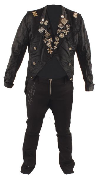 Alice Cooper Signed and Worn Stage Outfit