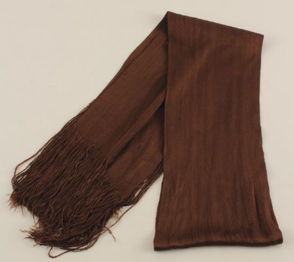 Jimi Hendrix Worn Brown Scarf