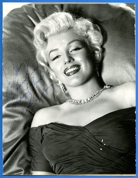 Marilyn Monroe Vintage Signed & Inscribed Stunning Studio Portrait