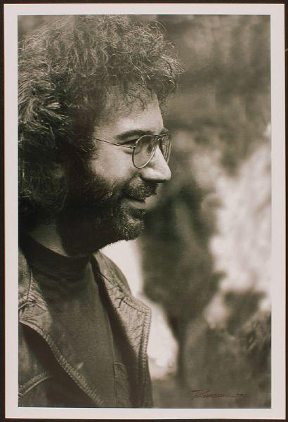 Jerry Garcia Original Photograph Signed by Roberto Rabanne