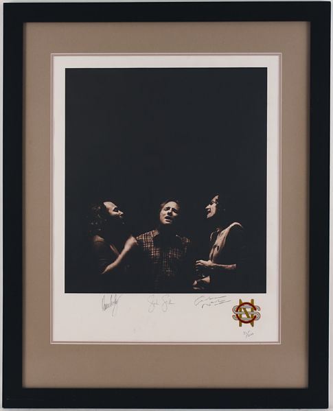 Crosby, Stills & Nash Signed Limited Edition "CSN" Original Giclee Print