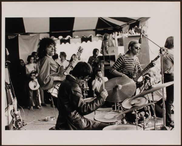 Jefferson Airplane Jim Marshall Stamped Original Photograph