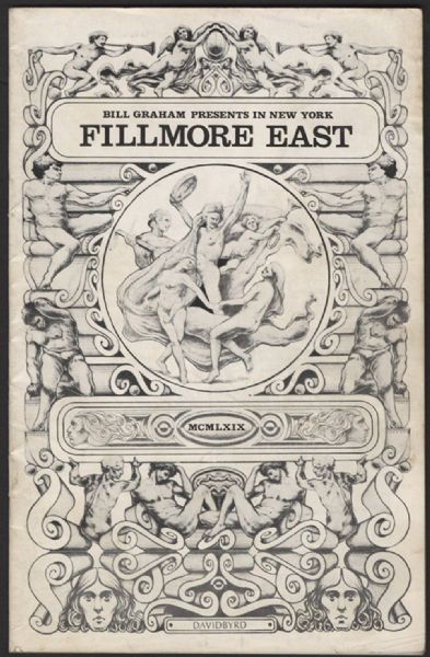 The Who Fillmore East 1969 Original Program