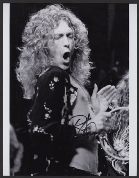 Robert Plant Signed Original Photograph