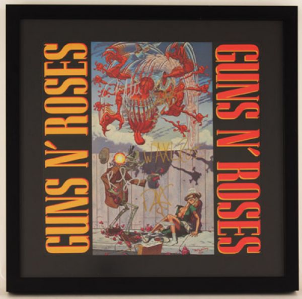 Guns N Roses Signed Banned "Appetite for Destruction" Album