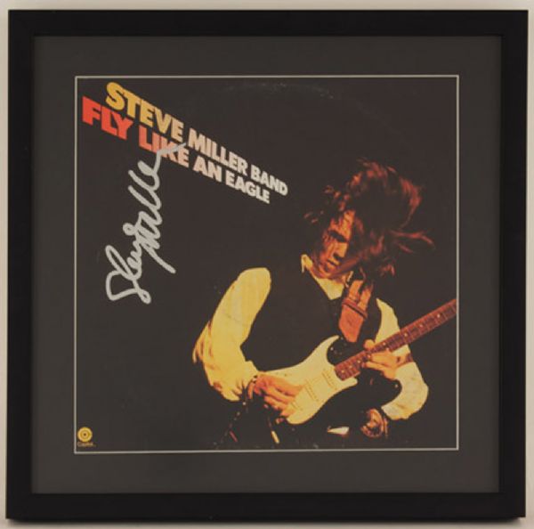 Steve Miller Signed "Fly Like An Eagle" Album 