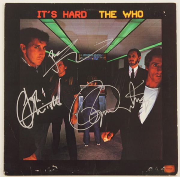 The Who Signed "Its Hard" Album 