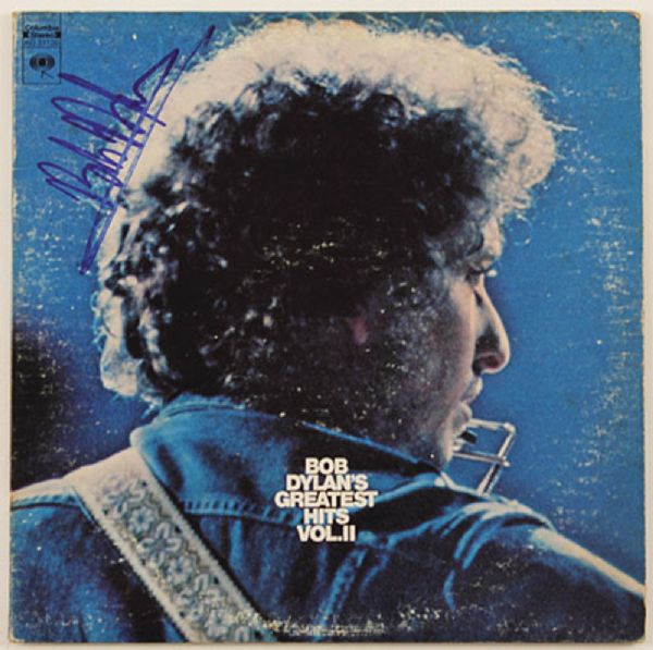 Bob Dylan Signed "Greatest Hits Vol. II" Album
