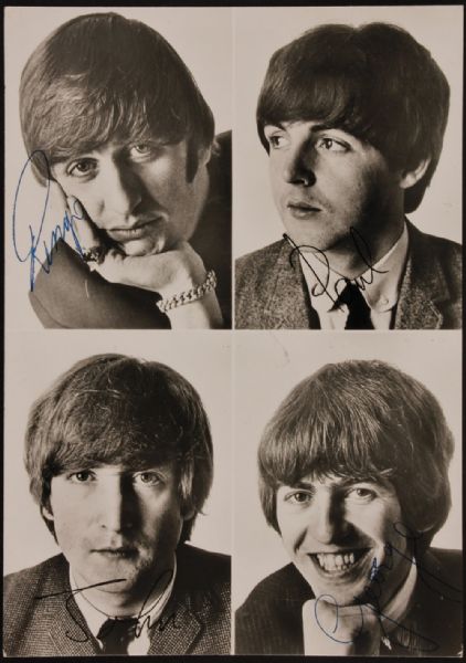 The Beatles Fan Club Original Photo Card