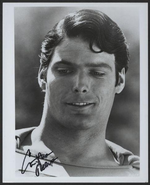 Christopher Reeve Signed "Superman" Photograph