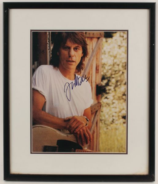 Jeff Beck Signed Photograph