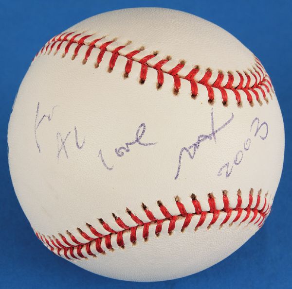 Peter Max Signed & Inscribed Baseball