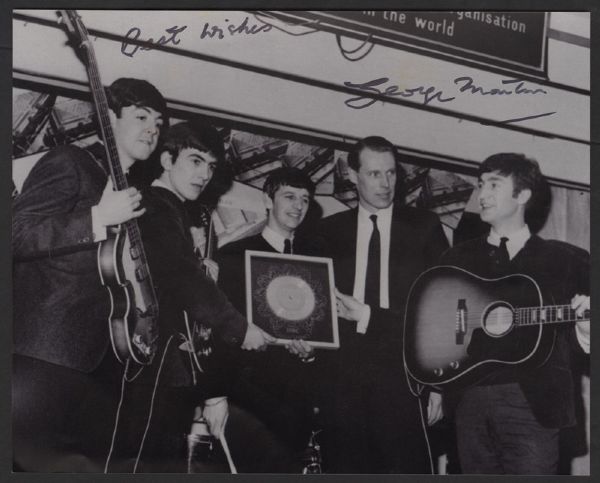 George Martin Signed Photograph