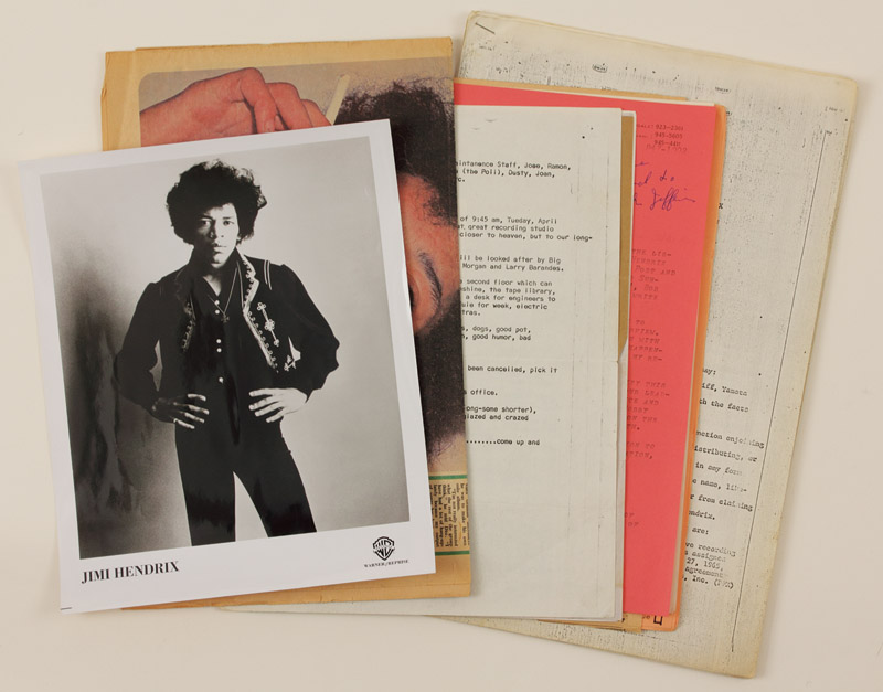 Lot Detail - Jimi Hendrix Original Electric Lady Studios Archive